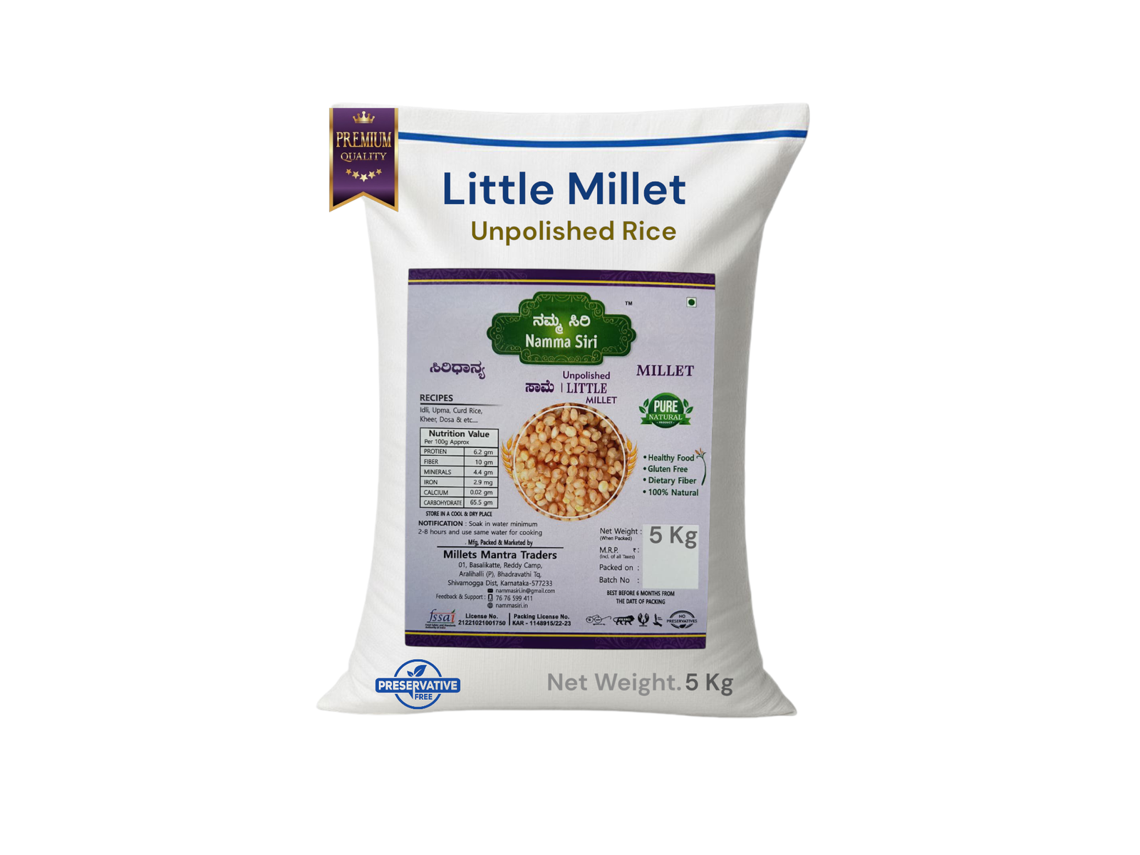 LITTLE MILLET 5 KG